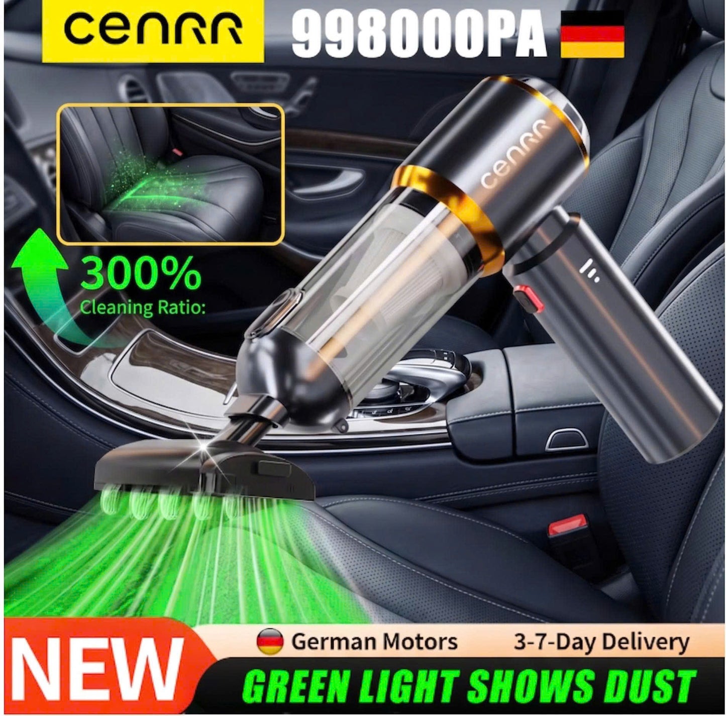 Multifunctional Vehicle Vacuum Cleaner